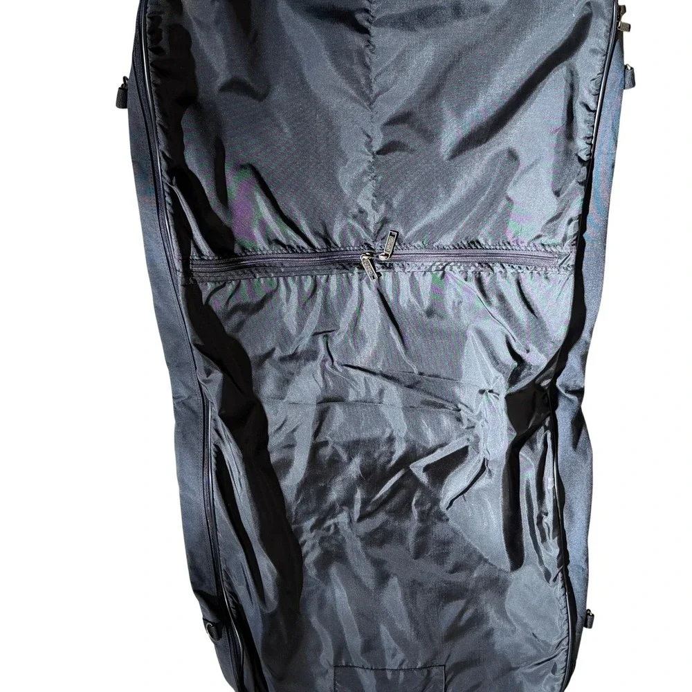 Jeep Travel Luggage Duffel Garment Bag Black Canvas‎ Weekend Overnight